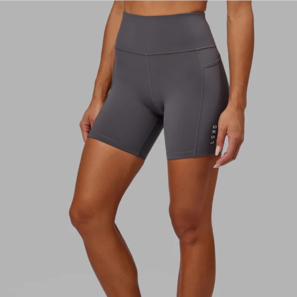 LSKD Gray Bike Shorts